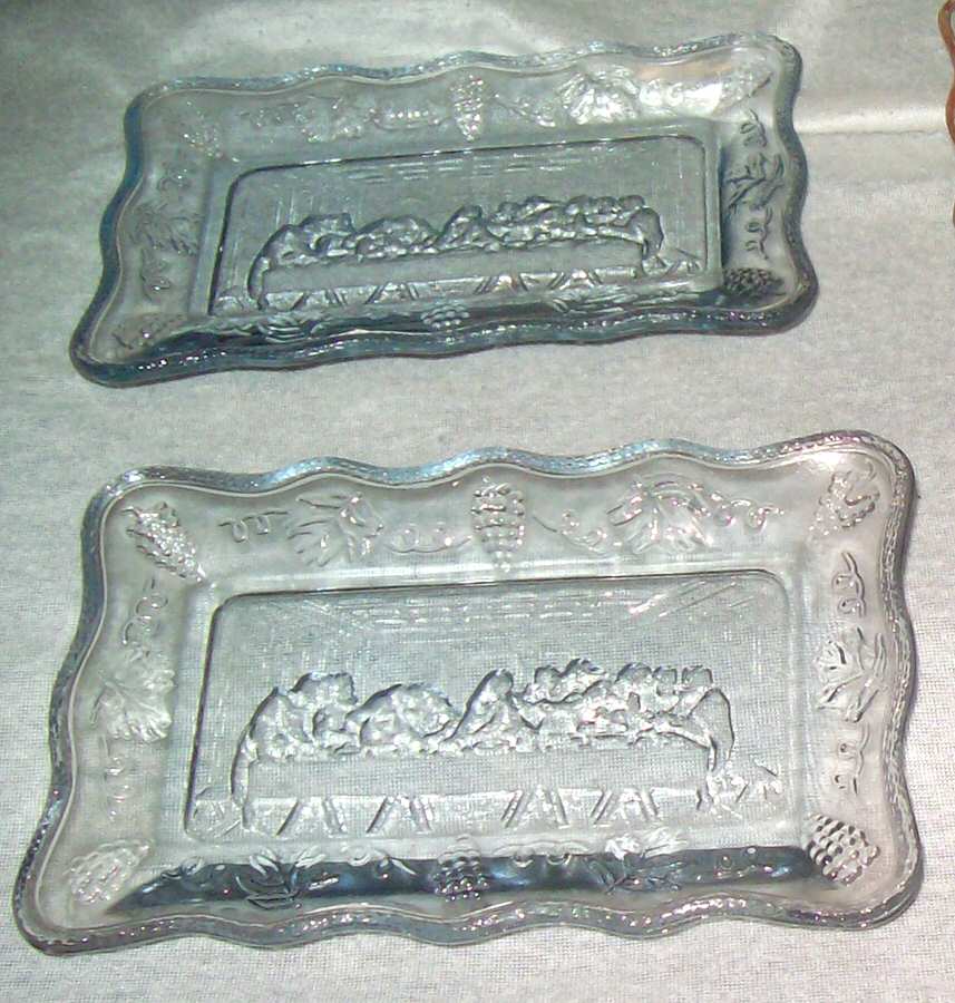 Animals & Figurines Blue Lord's Supper Tray by Tiara-1