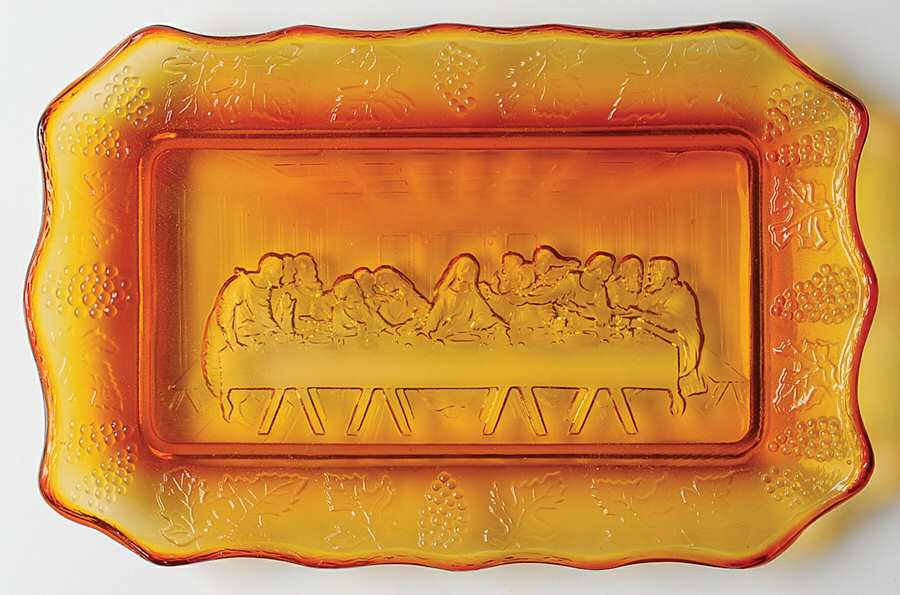 Animals & Figurines Sunset Lord's Supper Tray by Tiara-1