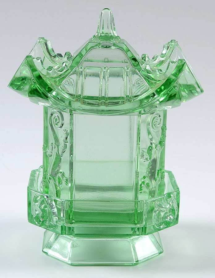 Animals & Figurines (3 Piece) Pagoda (Lid, Middle & Base) by Tiara-1