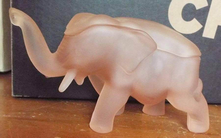 Animals & Figurines Small Elephant with Lid by Tiara-1