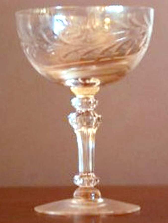 17536-3 Champagne/Tall Sherbet by Tiffin-Franciscan-1
