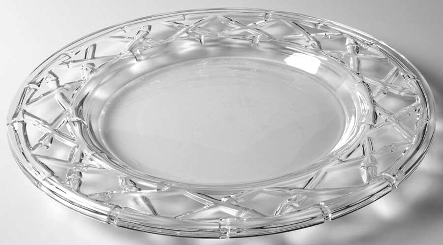 Bamboo 12" Round Platter by Tiffany-1