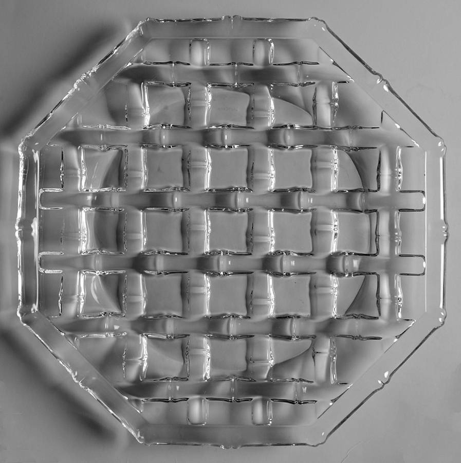 Bamboo 12" Sandwich Plate by Tiffany-1