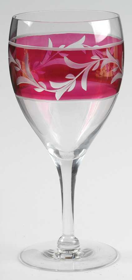 Truly Yours (Stem #17690) Water Goblet by Tiffin-Franciscan-1