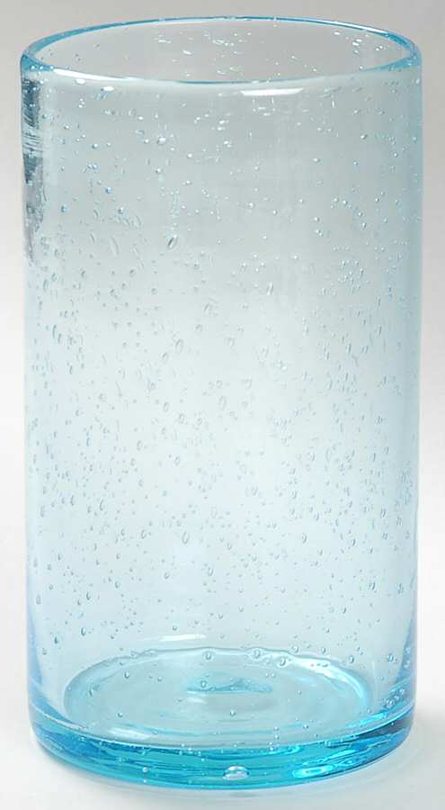 Bubble Glass (Colors) Aqua 18 Oz Flat Tumbler by Tag Ltd-1