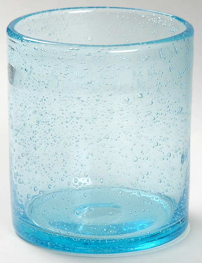 Bubble Glass (Colors) Aqua Double Old Fashioned by Tag Ltd-1
