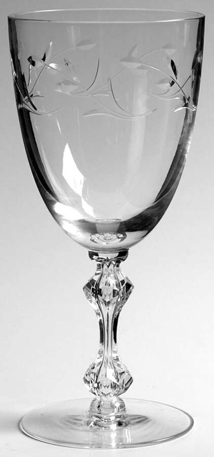 Cloverleaf Water Goblet by Tiffin-Franciscan-1