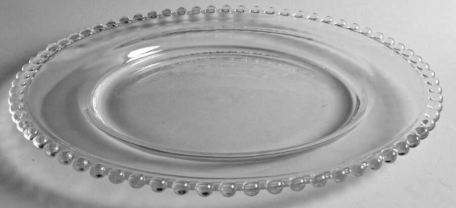 Belmont Clear Dinner Plate by Ten Strawberry St-1