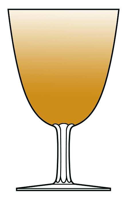 Hyde Park Topaz Water Goblet by Theresienthal-1