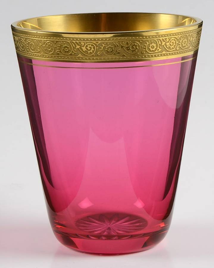 Glasgow Ruby Flat Tumbler by Theresienthal-1