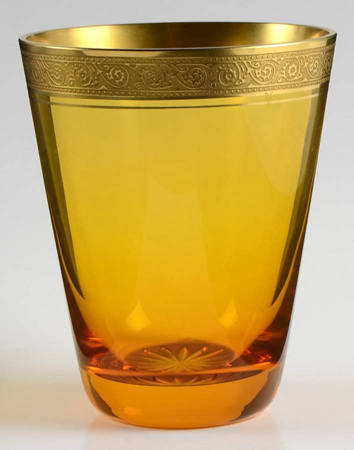 Glasgow Orange Flat Tumbler by Theresienthal-1