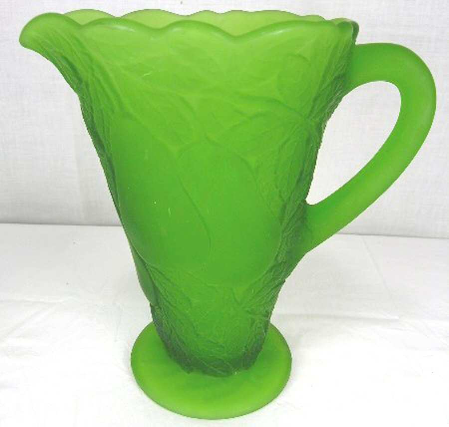 Sweet Pear Green Frosted 42 Oz Pitcher by Tiara-1