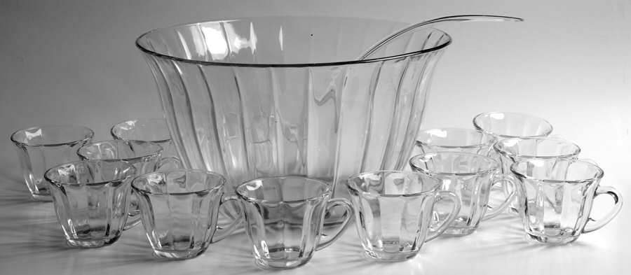 Celebration (14 Pc) Punch Set (Bowl, 12 Cups, Plastic Ladle) by Toscany-1