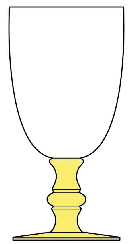 Two Tone Water Goblet by Tag Ltd-1