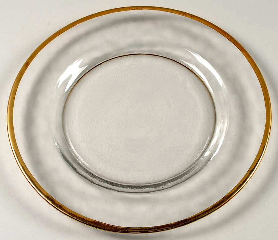 Imperial Gold Rim Dinner Plate by Tag Ltd-1