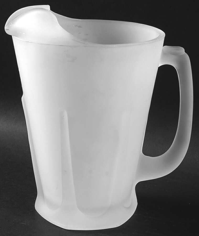 Frosted Crystal Clear 50 Oz Pitcher by Tiara-1