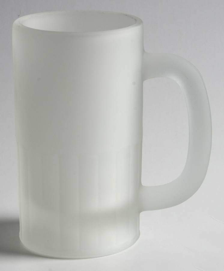 Frosted Crystal Clear Tankard by Tiara-1