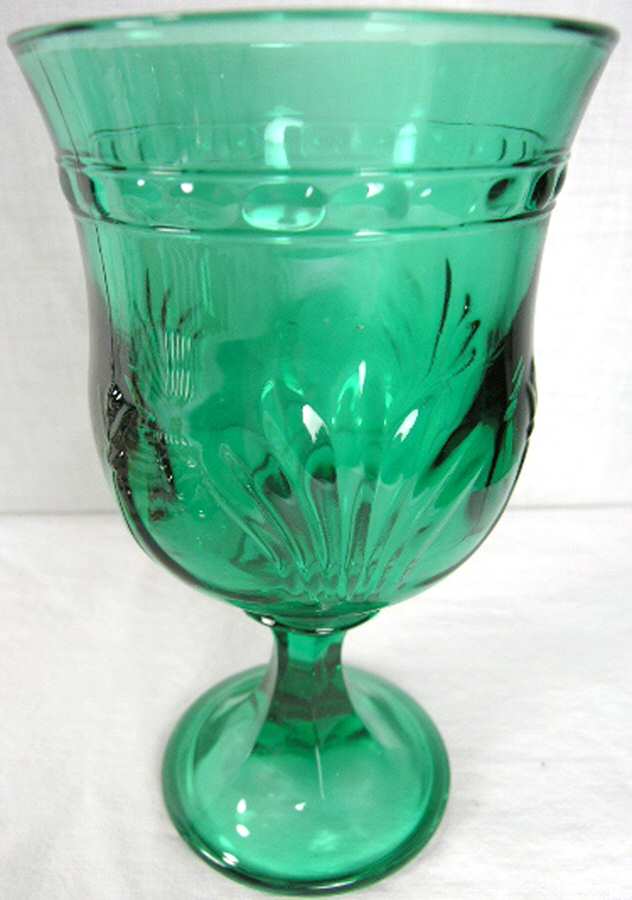 Alexandria Green Water Goblet by Toscany-1