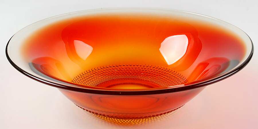 Teardrop Orange (Flame) 11" Flared Bowl by Tiffin-Franciscan-1