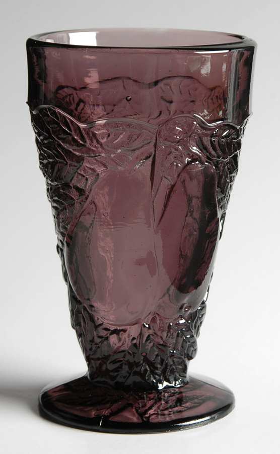 Sweet Pear Amethyst 9 Oz Footed Tumbler by Tiara-1