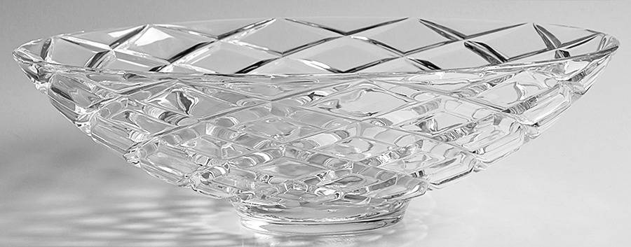 Diamond Cut 12" Round Bowl by Tiffany-1