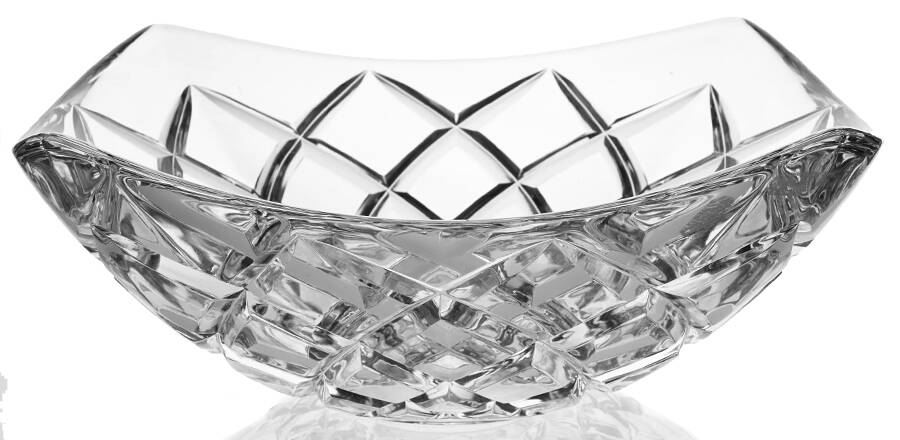 Diamond Cut 11" Square Bowl by Tiffany-1