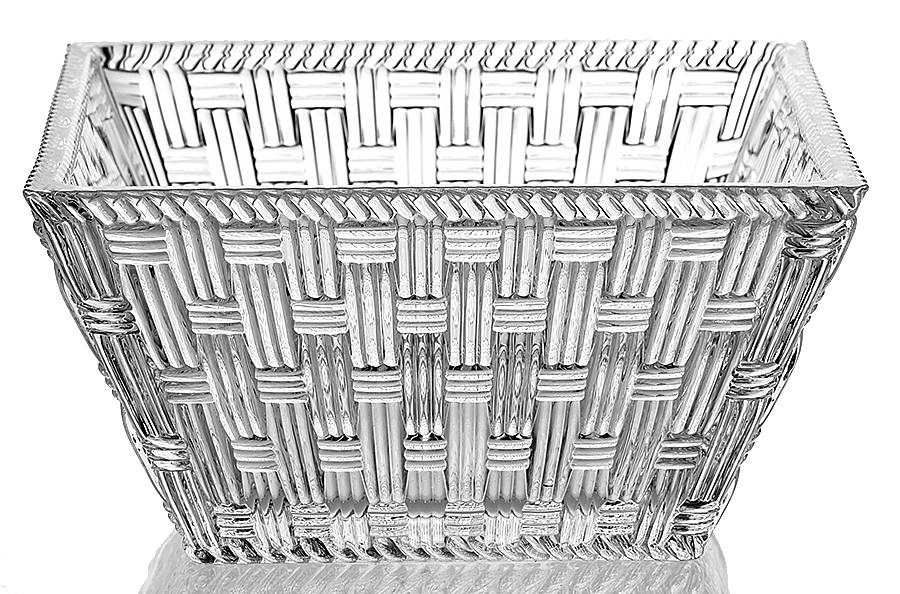 Woven 6" Square Bowl by Tiffany-1