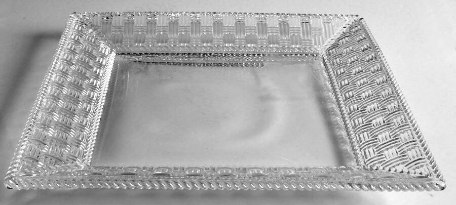 Woven 8" Square Plate by Tiffany-1