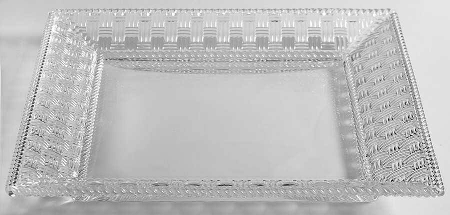 Woven 11" Square Platter by Tiffany-1