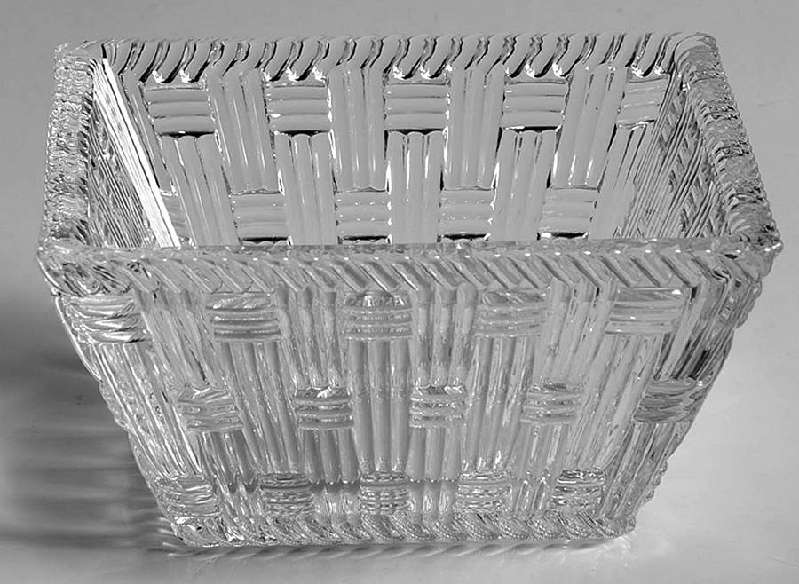 Woven 4" Square Bowl by Tiffany-1