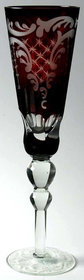 TOC44 Ruby Fluted Champagne by Towle-1