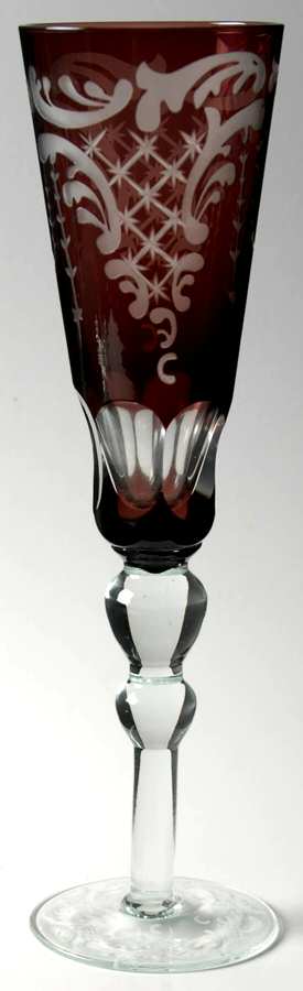 TOC44 Amethyst Fluted Champagne by Towle-1