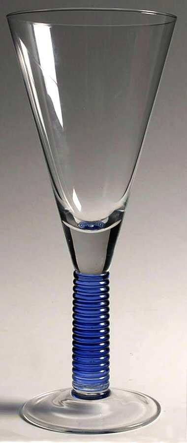 TAZ1 Blue Water Goblet by Tabla Crystal-1
