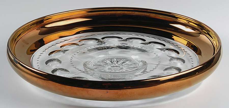 King's Crown-Copper (Lustre) Float Bowl by Tiffin-Franciscan-1
