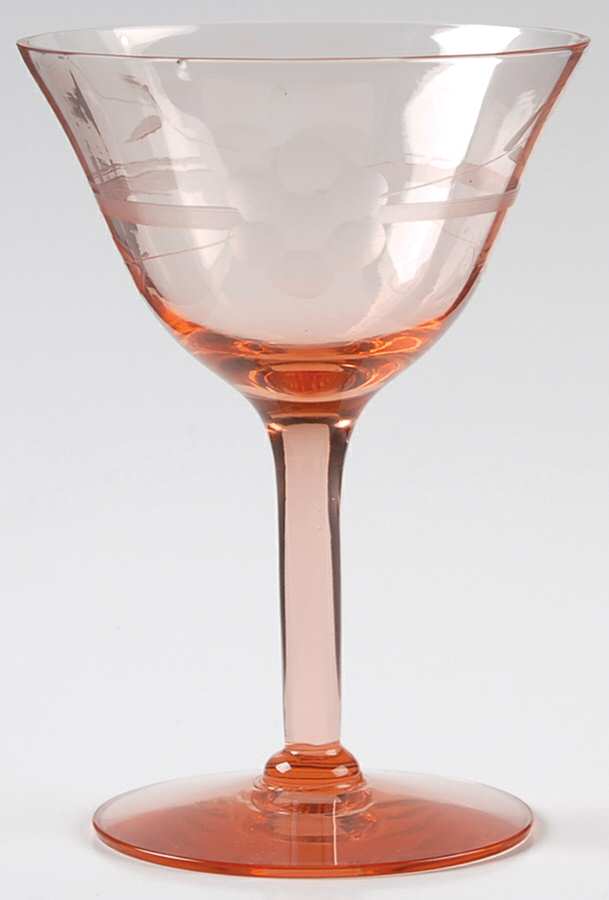 May Pink (Stem 14196) Champagne/Tall Sherbet by Tiffin-Franciscan-1