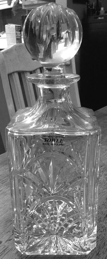 TOC51 Square Decanter with Stopper by Towle-1