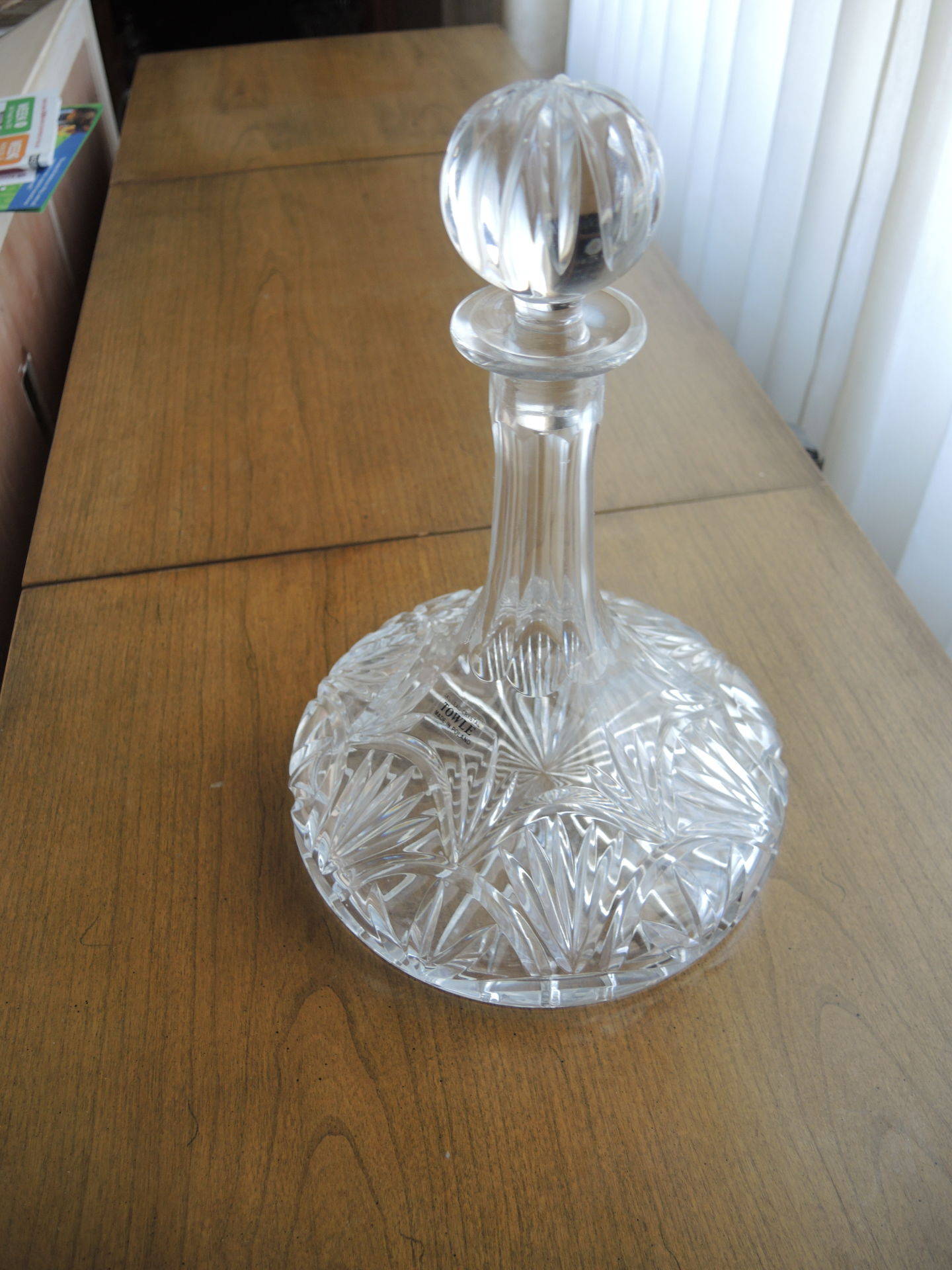 TOC51 Ships Decanter & Stopper by Towle-1