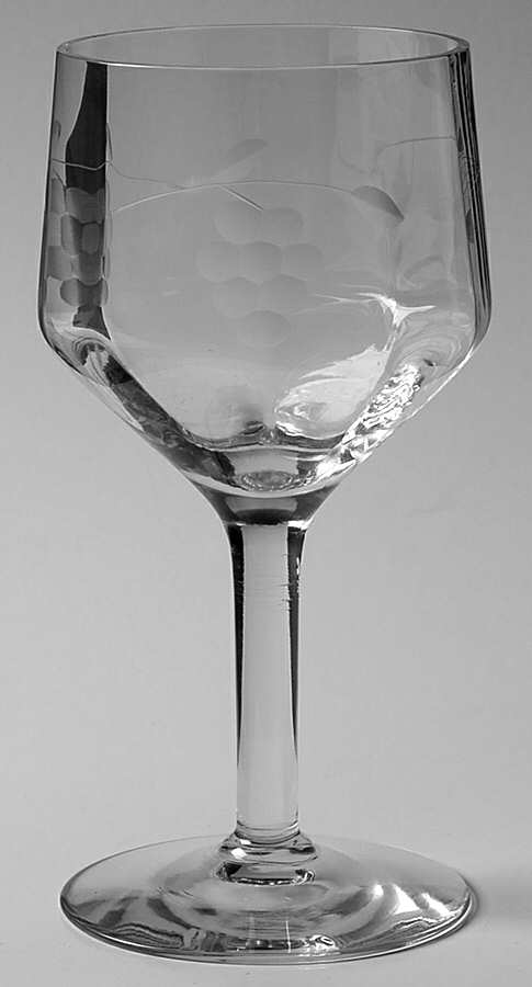 Cut 327 1 Water Goblet by Tiffin-Franciscan-1