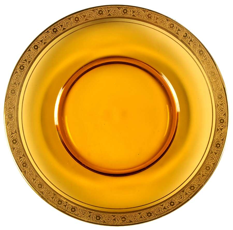 Minton Amber (Stem 14196) Luncheon Plate by Tiffin-Franciscan-1