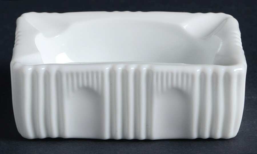 Royal Milk Glass Ashtray by Tiara-1