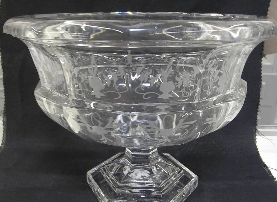 Bedermeier 10" Footed Bowl by Tiffany-1