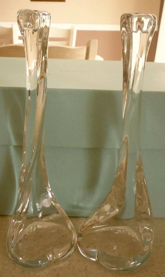 Bone 9" Single Light Candlestick by Tiffany-1