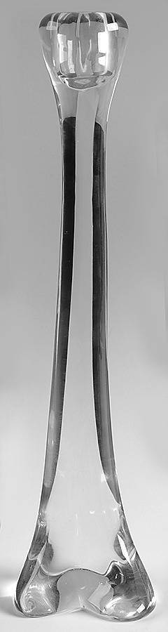 Bone 14" Tall Single Light Candlestick by Tiffany-1
