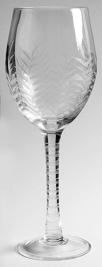 Etched Palm White Wine by Tommy Bahama Glass-1