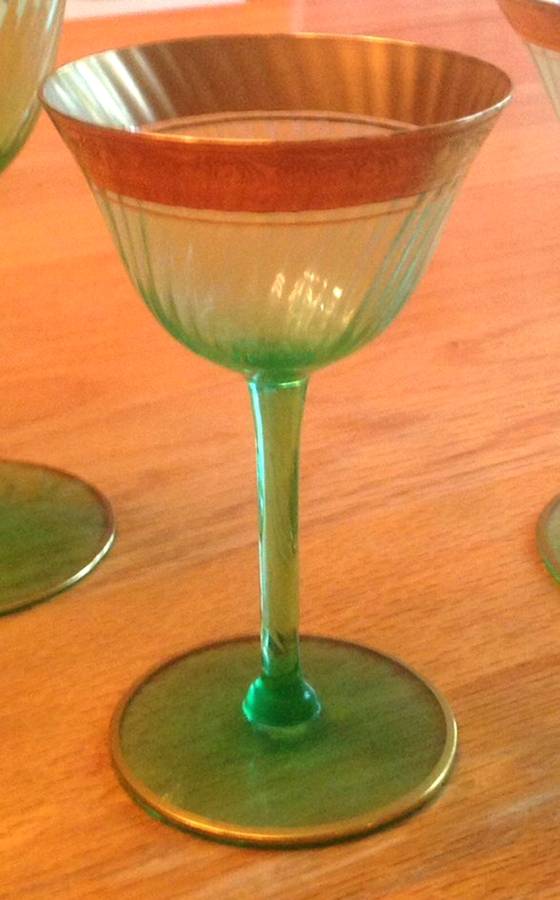 Minton-Green (Stem 14196, Swirl Optic Right) Liquor Cocktail by Tiffin-Franciscan-1