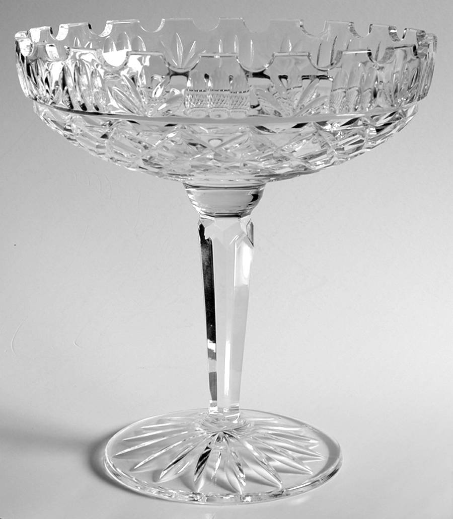 TYR16 Round Compote (Height X Width) by Tyrone Crystal-1