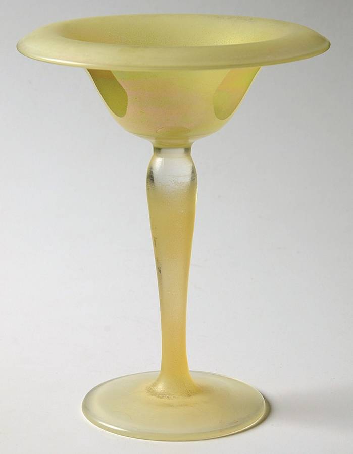 Florentine-Mandarin Yellow Champagne/Tall Sherbet by Tiffin-Franciscan-1