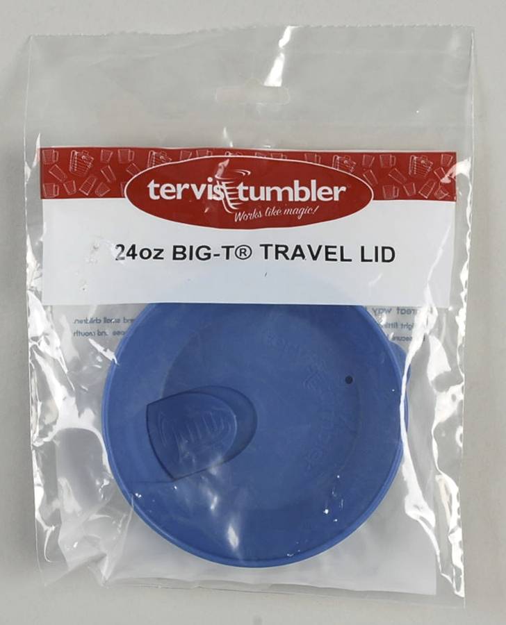 Tumblers and Accessories (Plastic) 24 Oz Light Blue Travel Tumbler Lid by Tervis-1