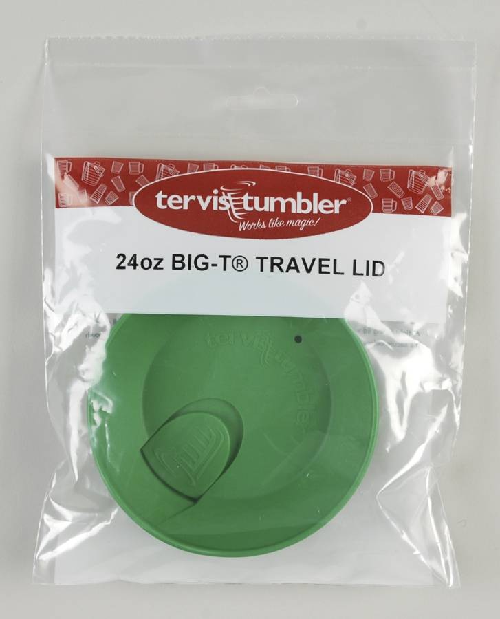 Tumblers and Accessories (Plastic) 24 Oz Green Travel Tumbler Lid by Tervis-1