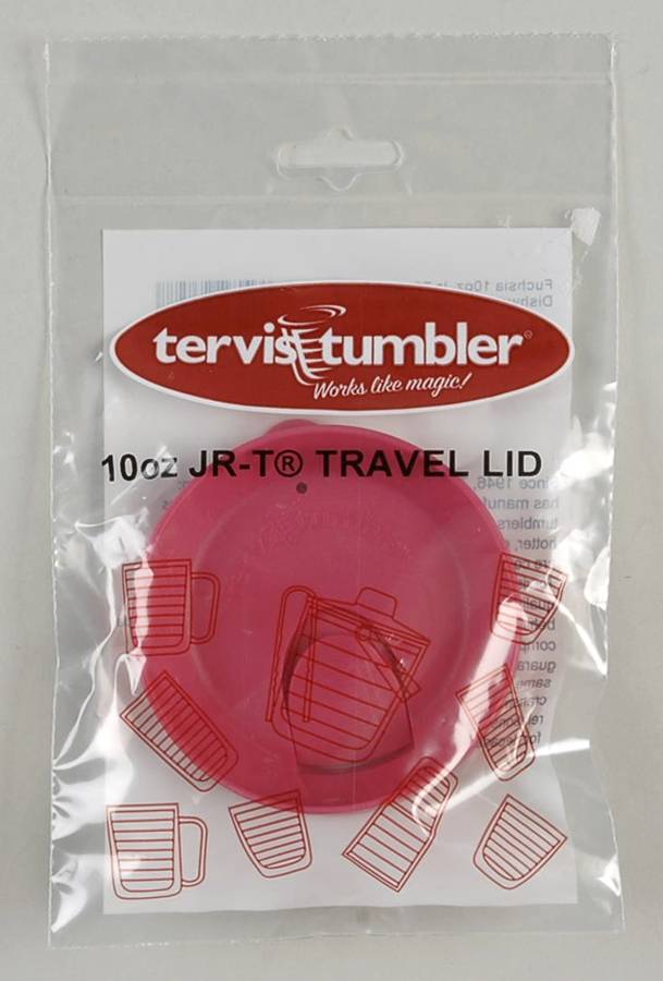 Tumblers and Accessories (Plastic) 10 Oz Fuchsia Travel Tumbler Lid by Tervis-1
